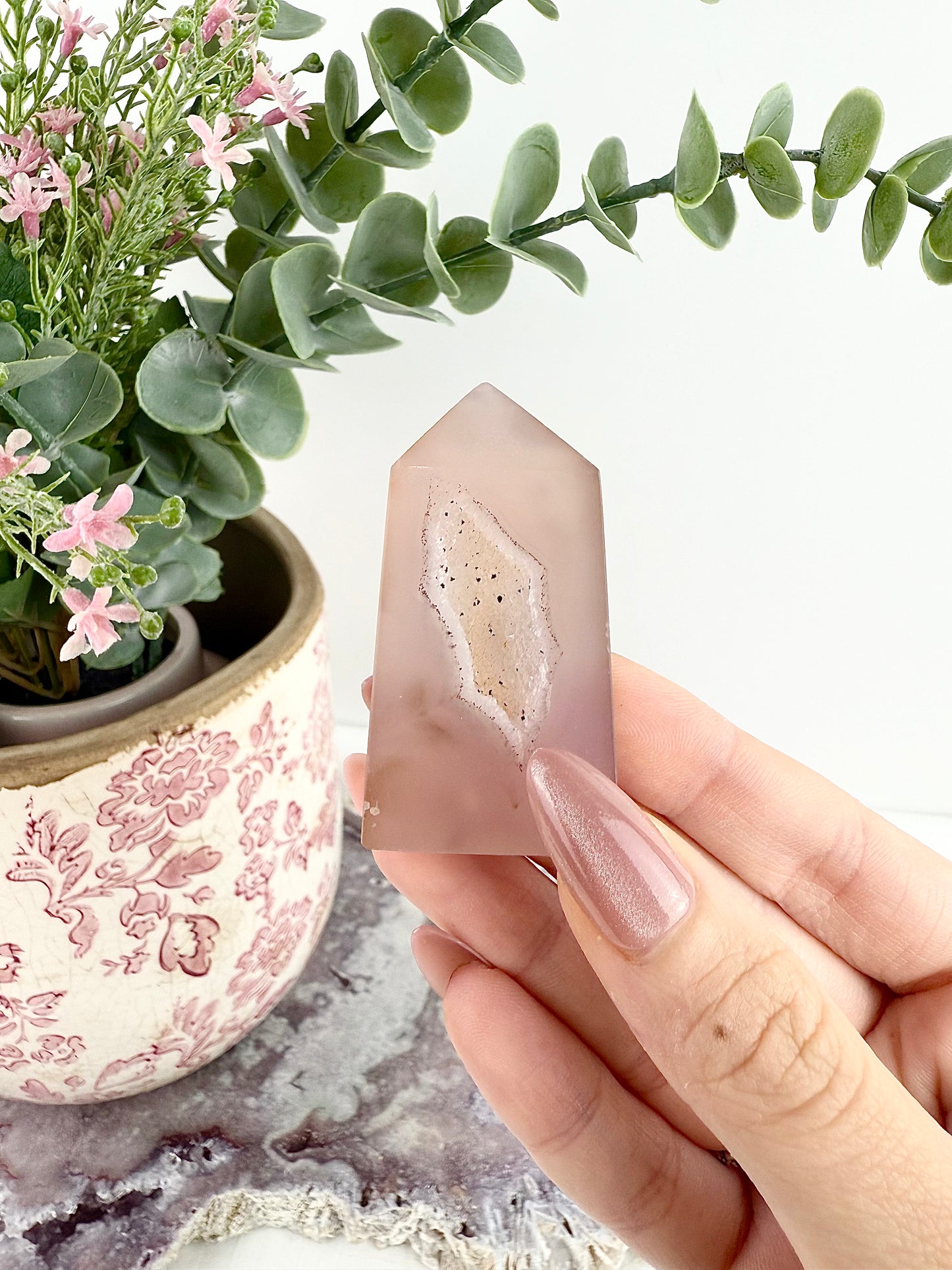 🍬 Sugar Druzy Agate Tower 🍬