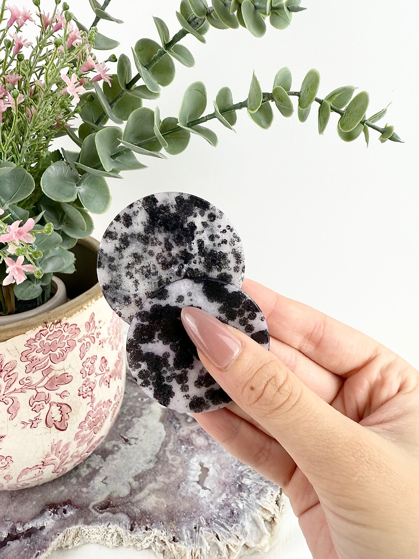 Merlinite Round Disks