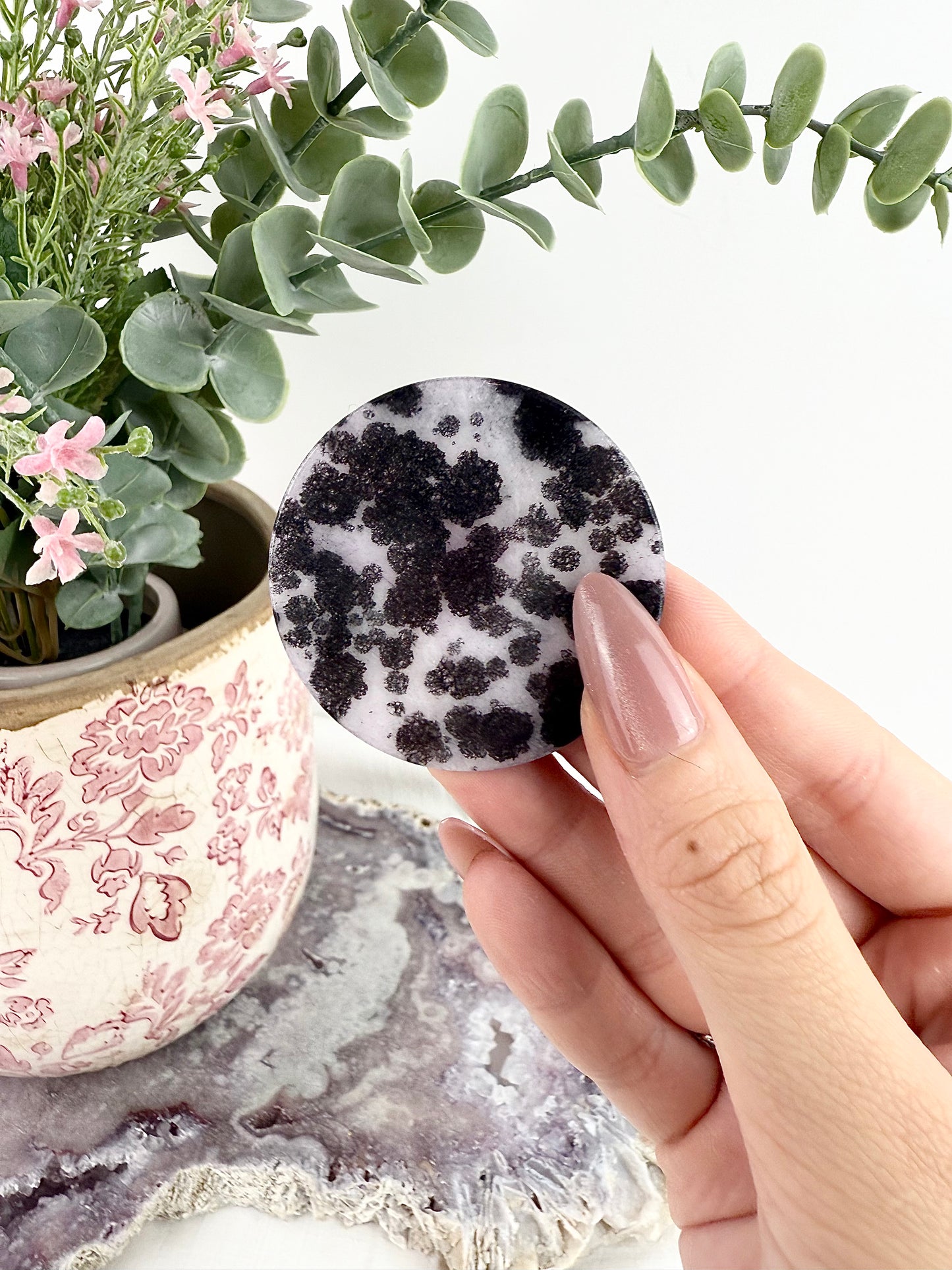 Merlinite Round Disks