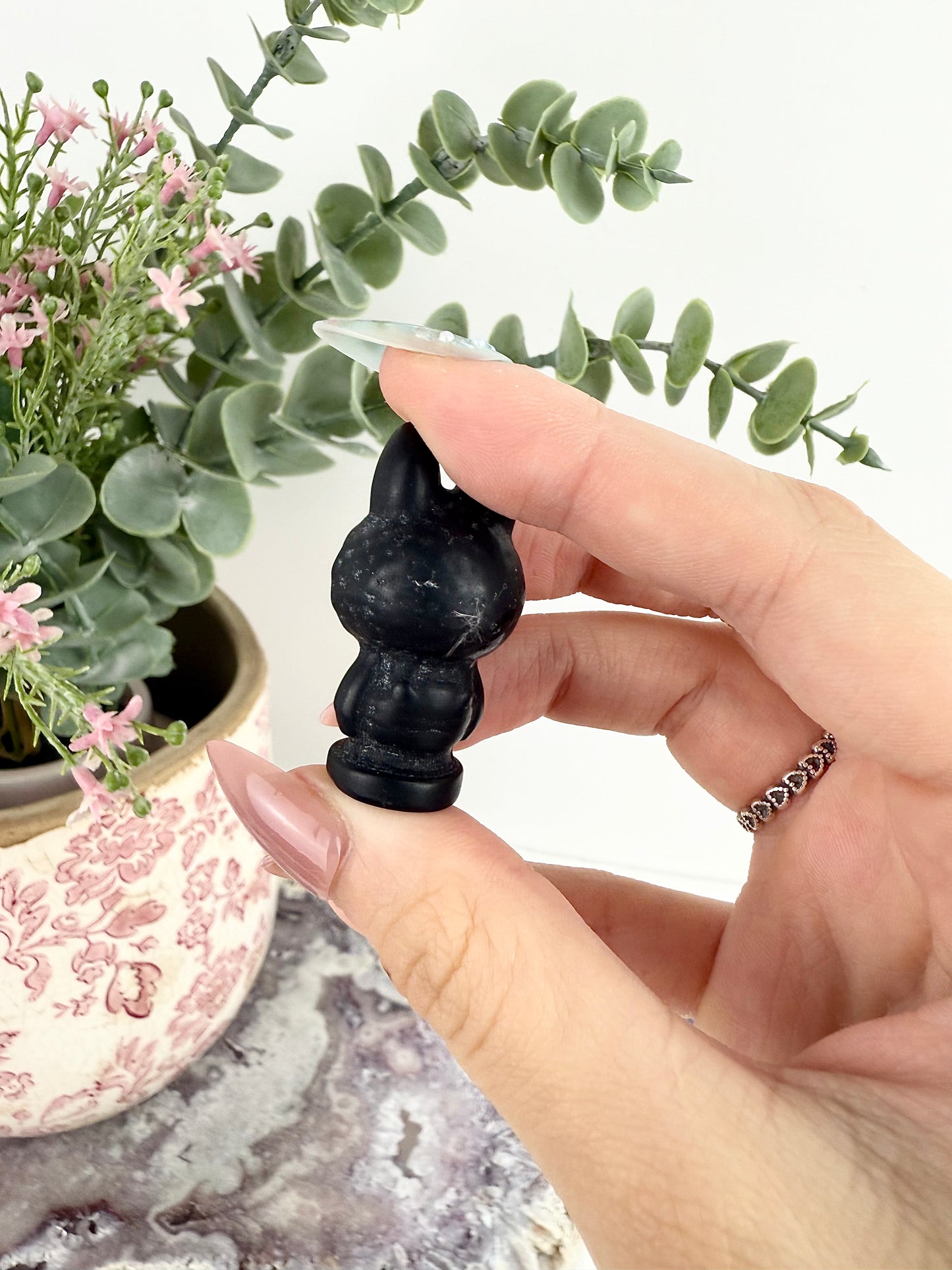 Black Obsidian Labubu