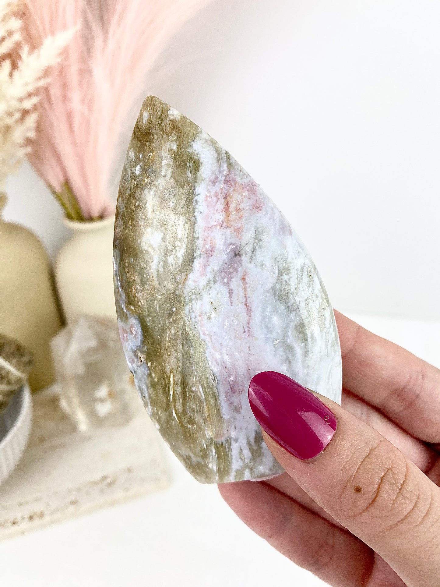 Pastel Ocean Jasper Freeform