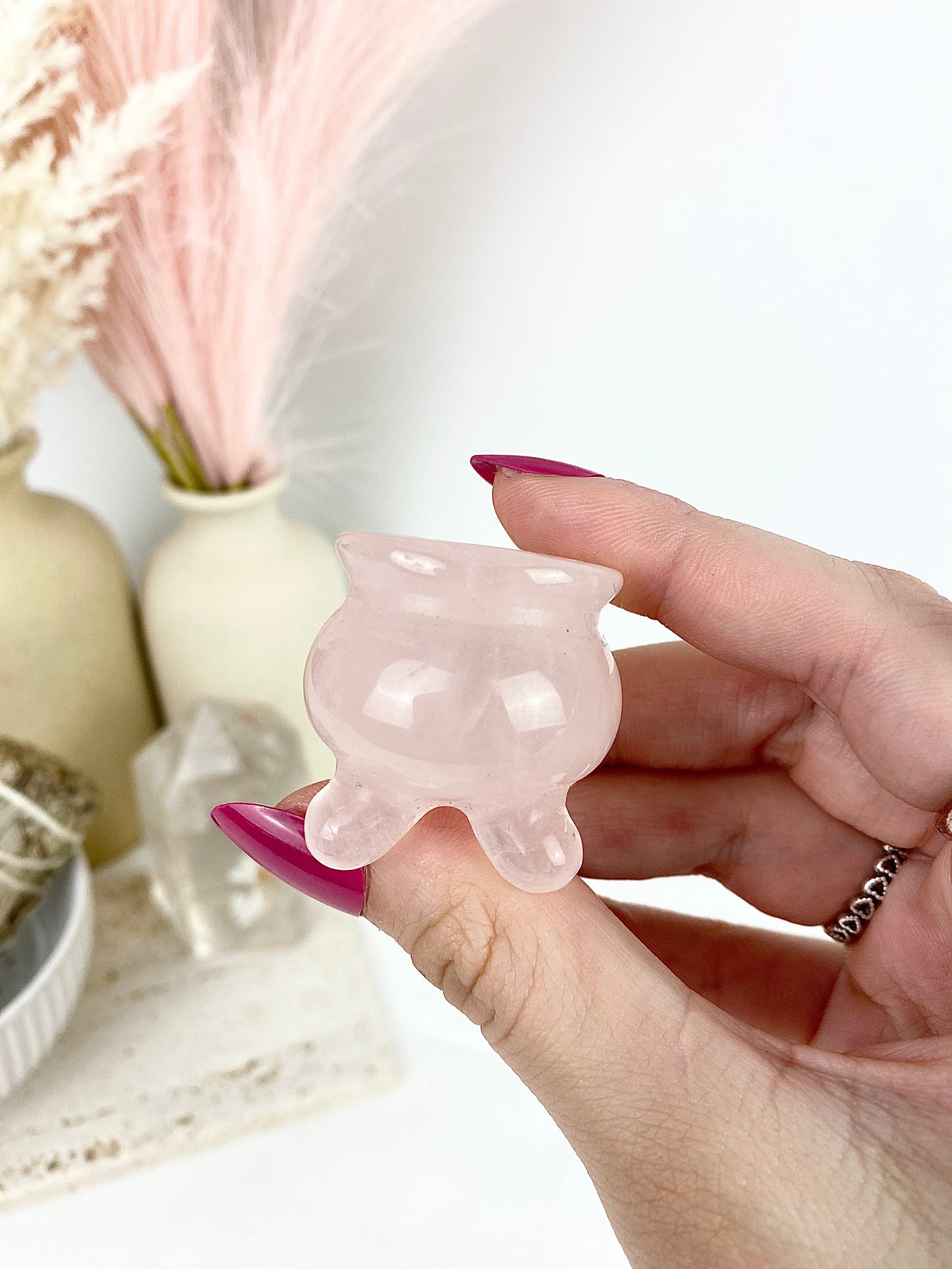 Rose Quartz Cauldron