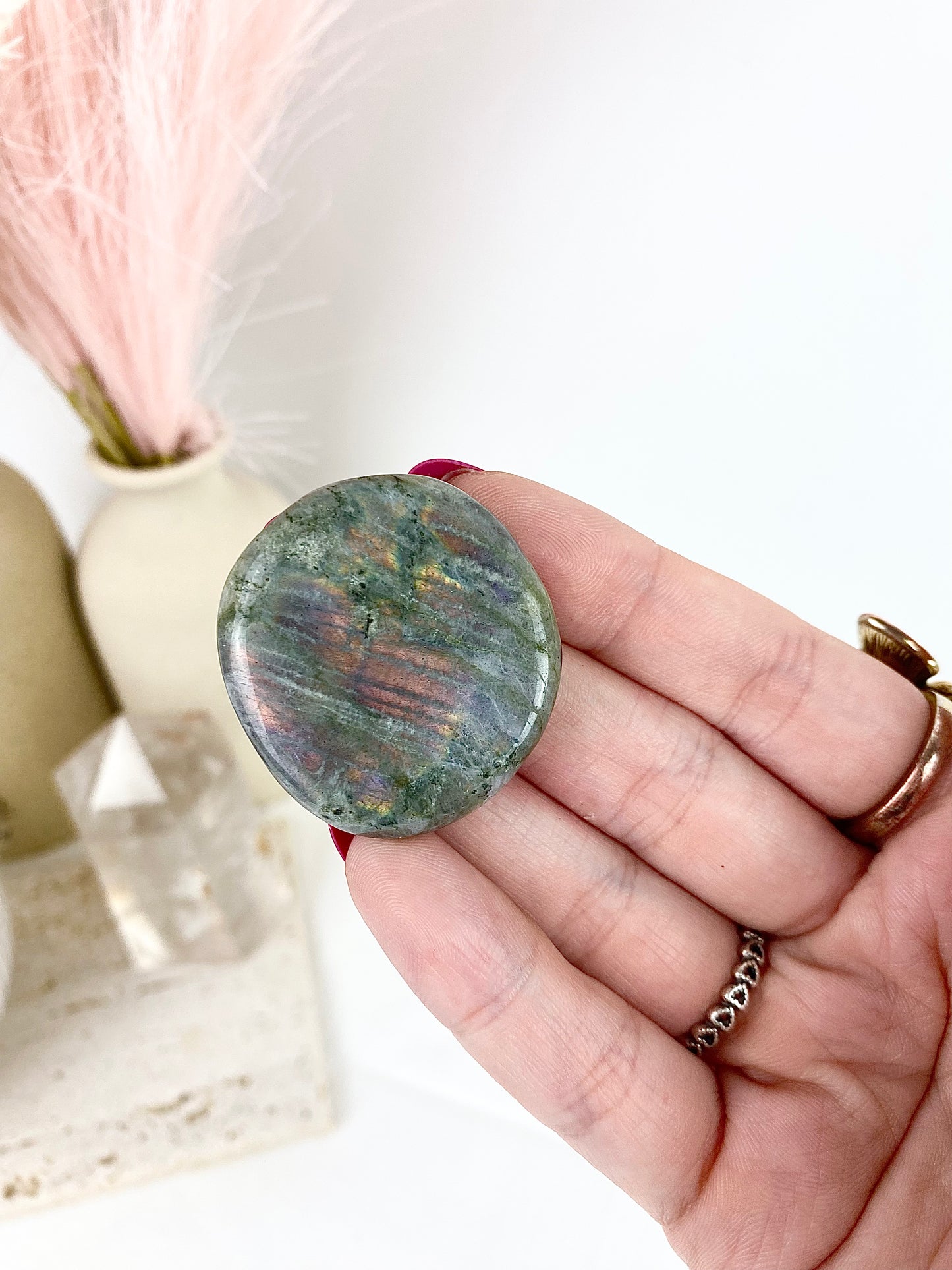 Labradorite Flat Stones