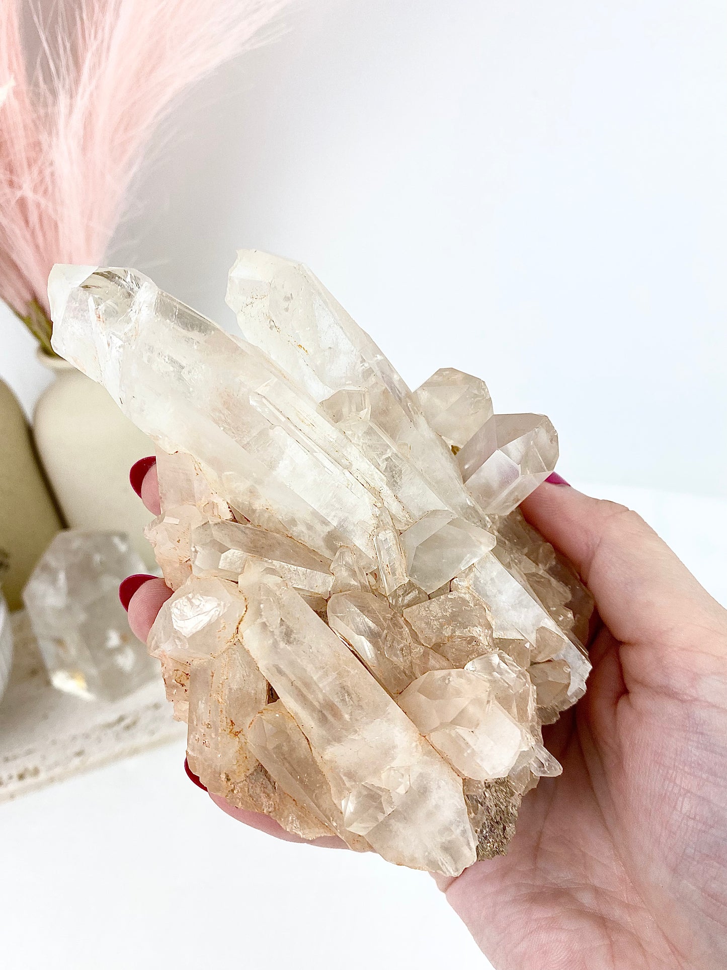 Large Clear Quartz Cluster