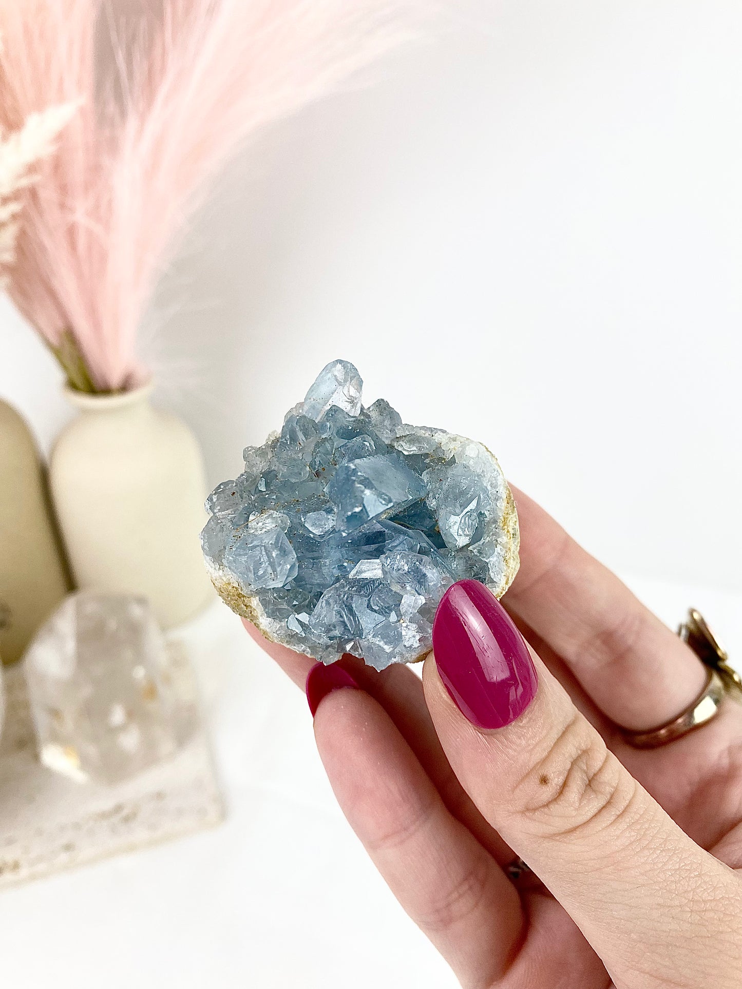 ✧ Celestite Clusters ✧