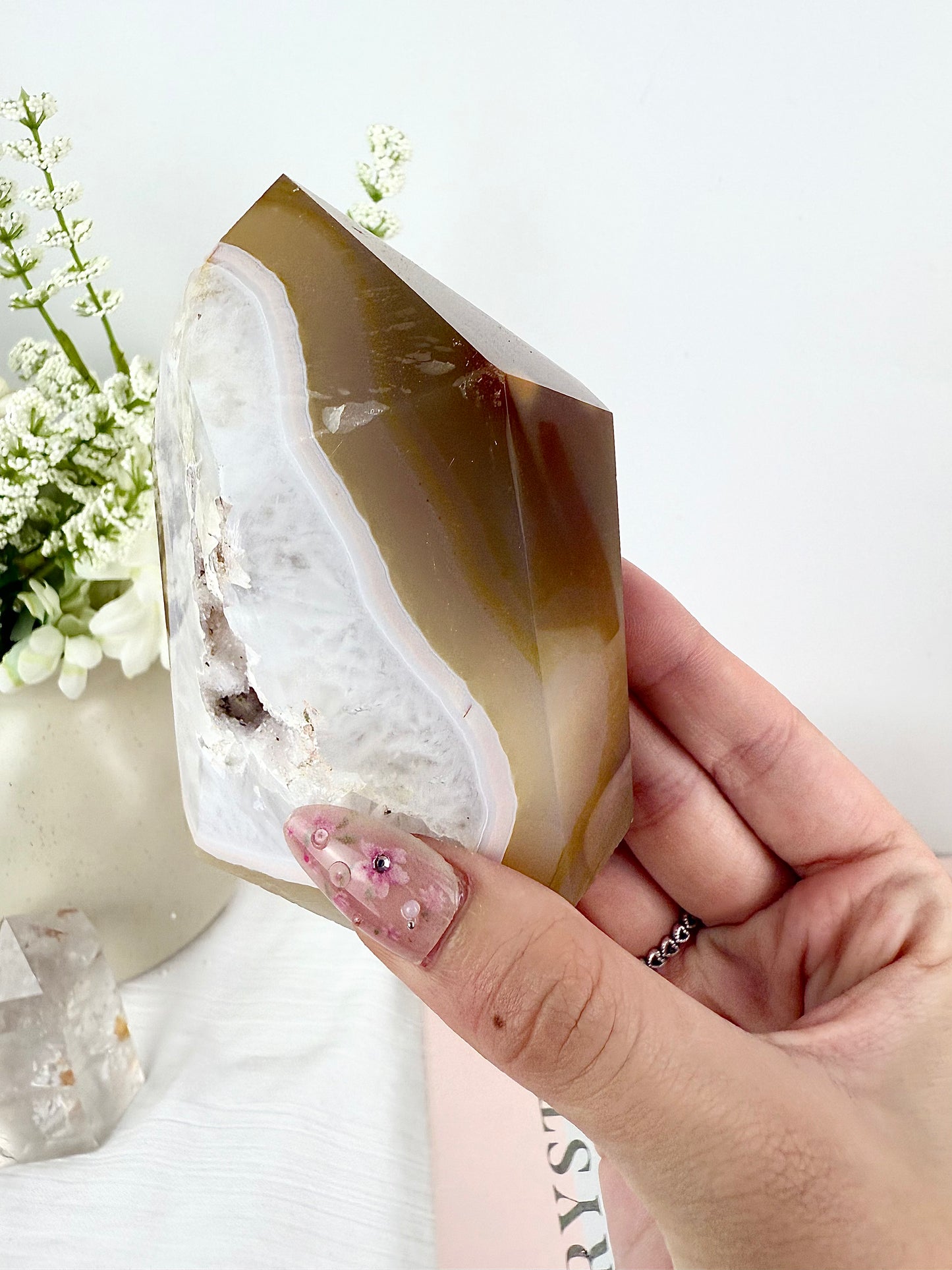 Druzy Agate Chunky Tower from Brazil 🇧🇷