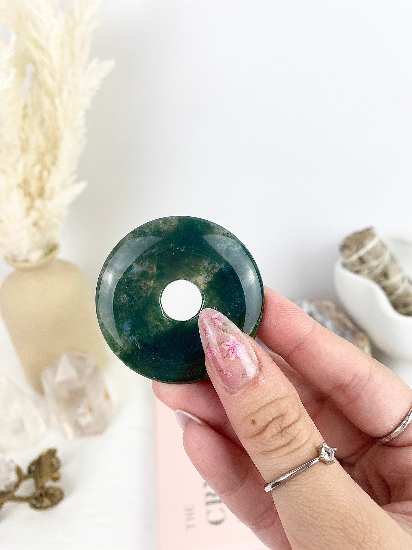 Moss Agate Donut