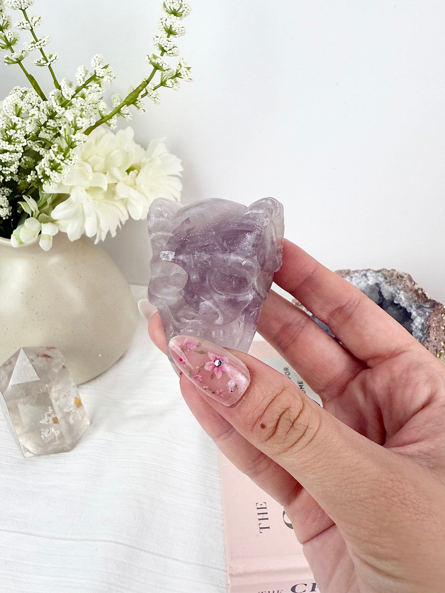 Purple Fluorite Skull