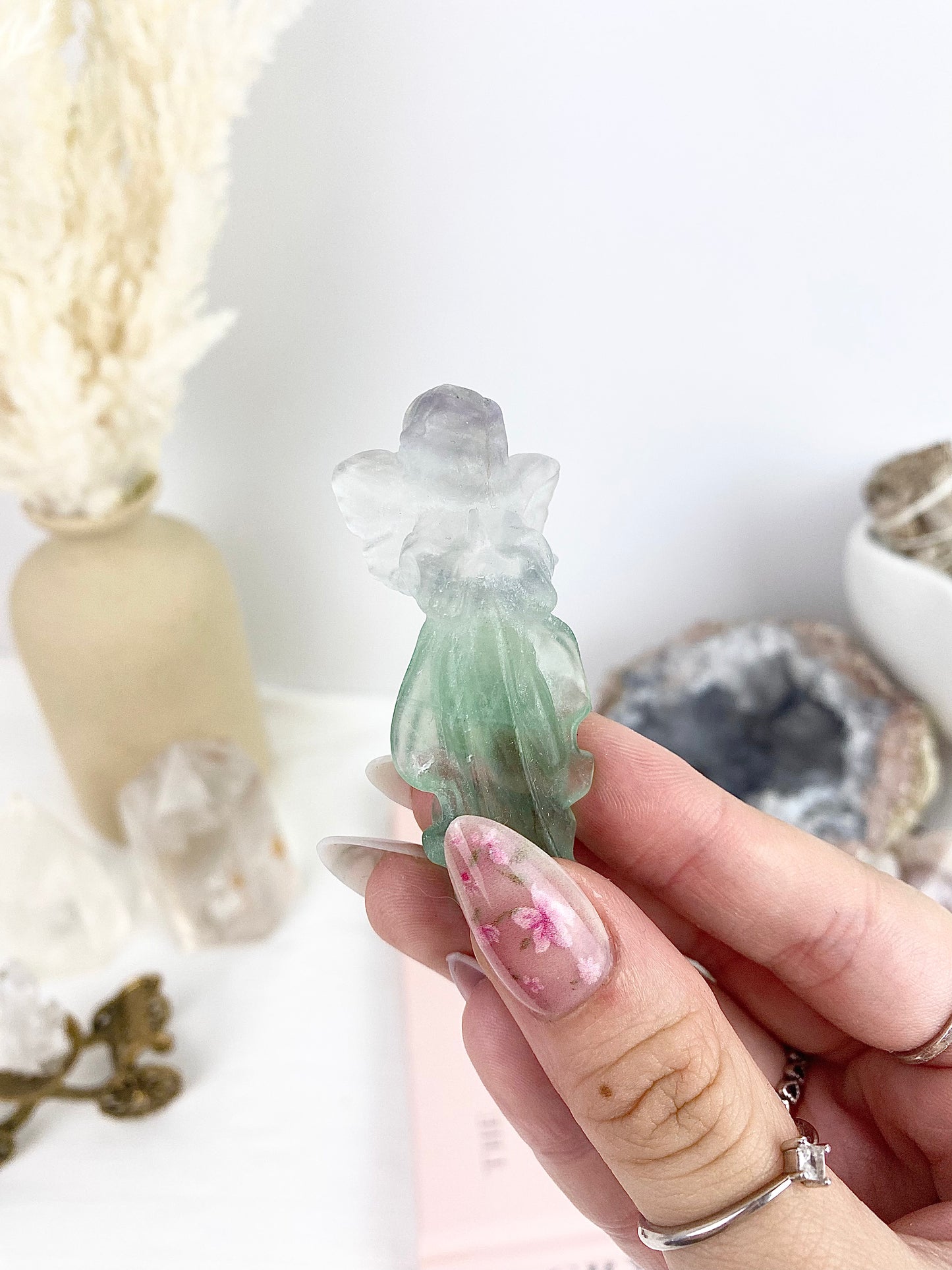 Lavender Fluorite Angel