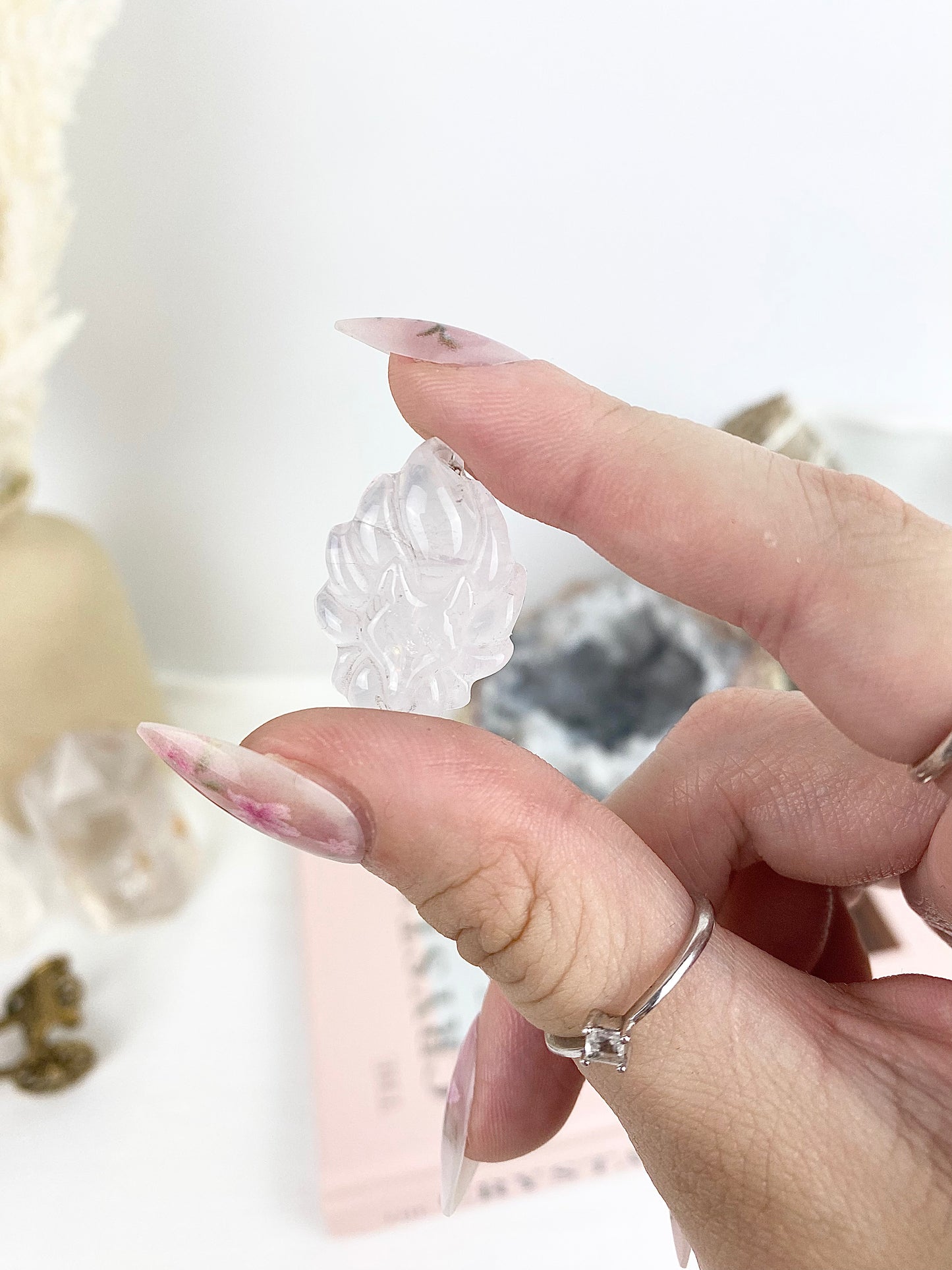 Rose Quartz 9 Tail Fox