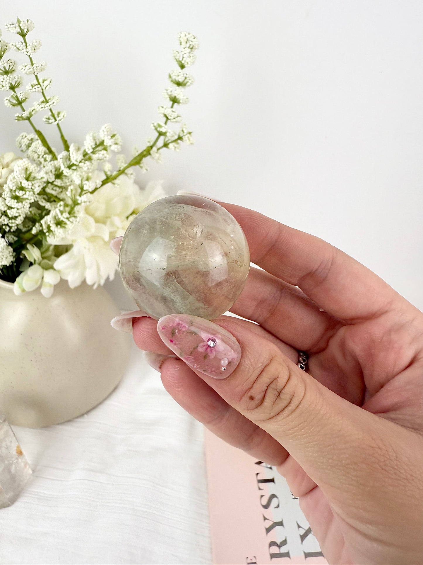 Lemon Green Fluorite Sphere