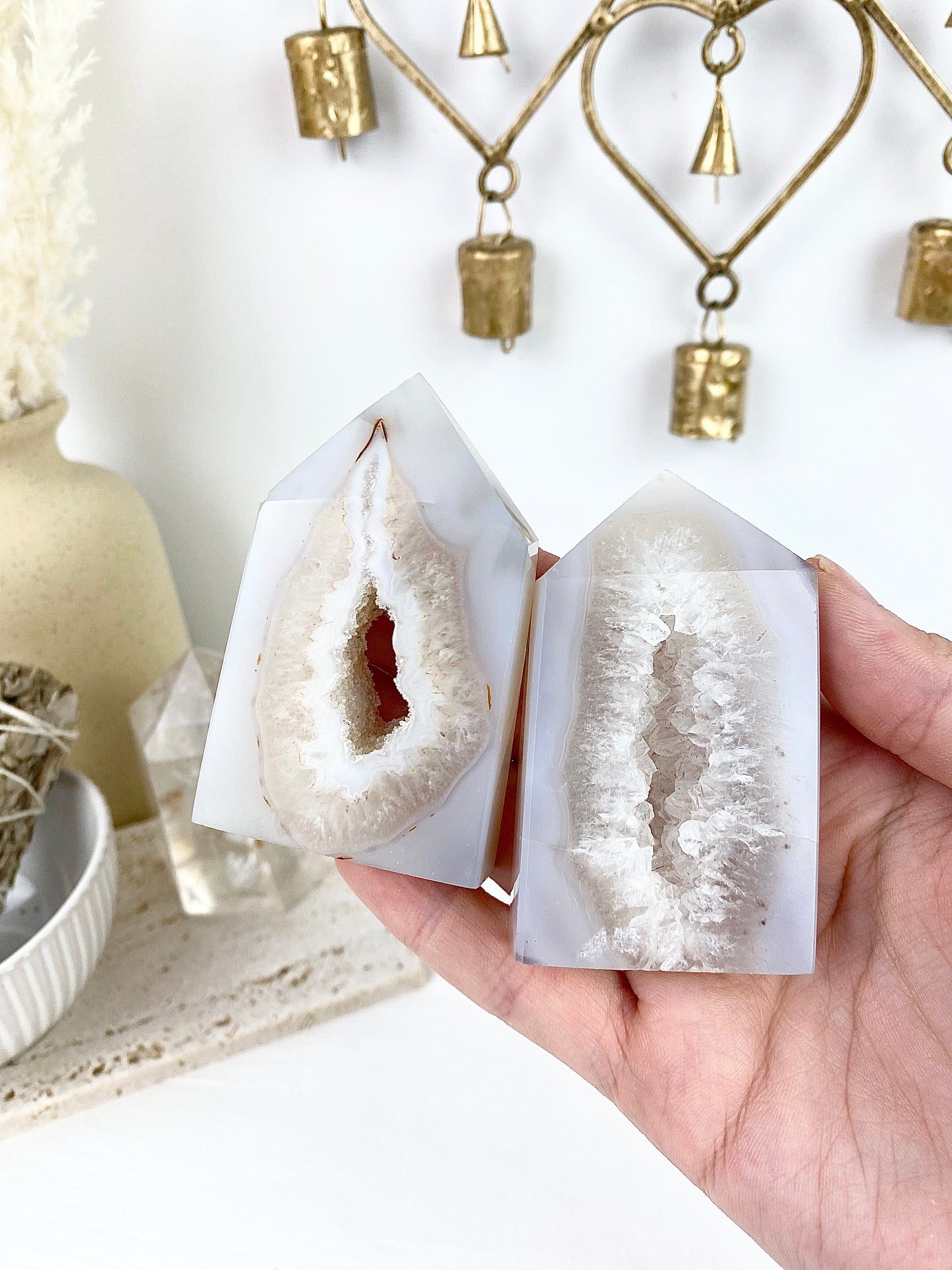 Druzy Agate Towers