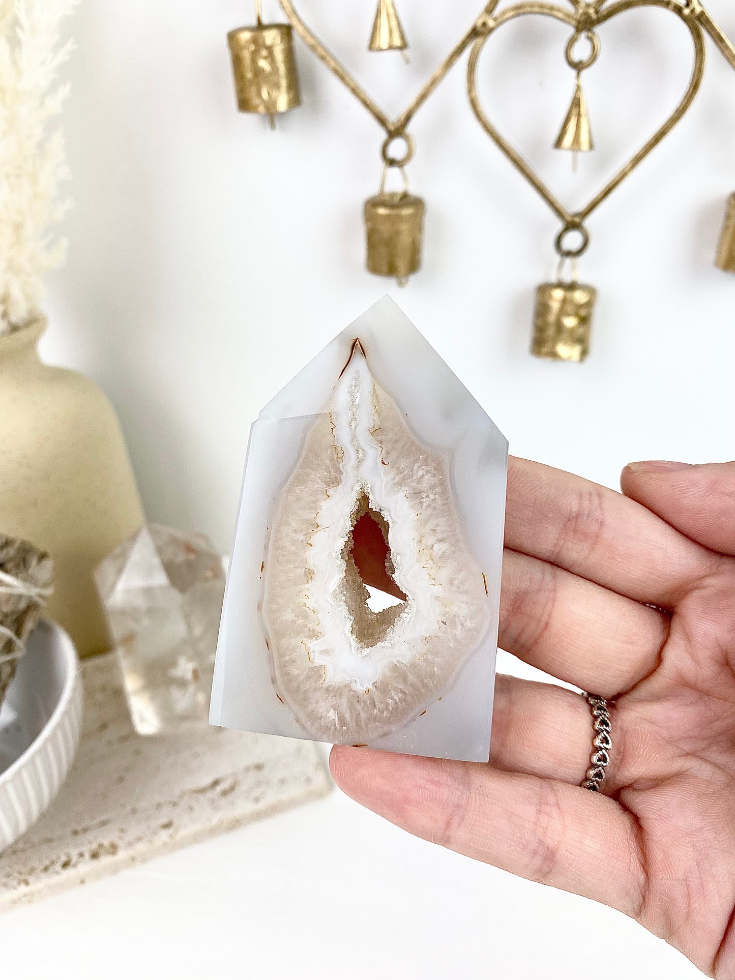 Druzy Agate Towers