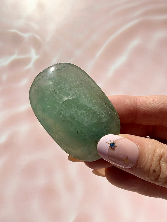 Green Fluorite Palmstone