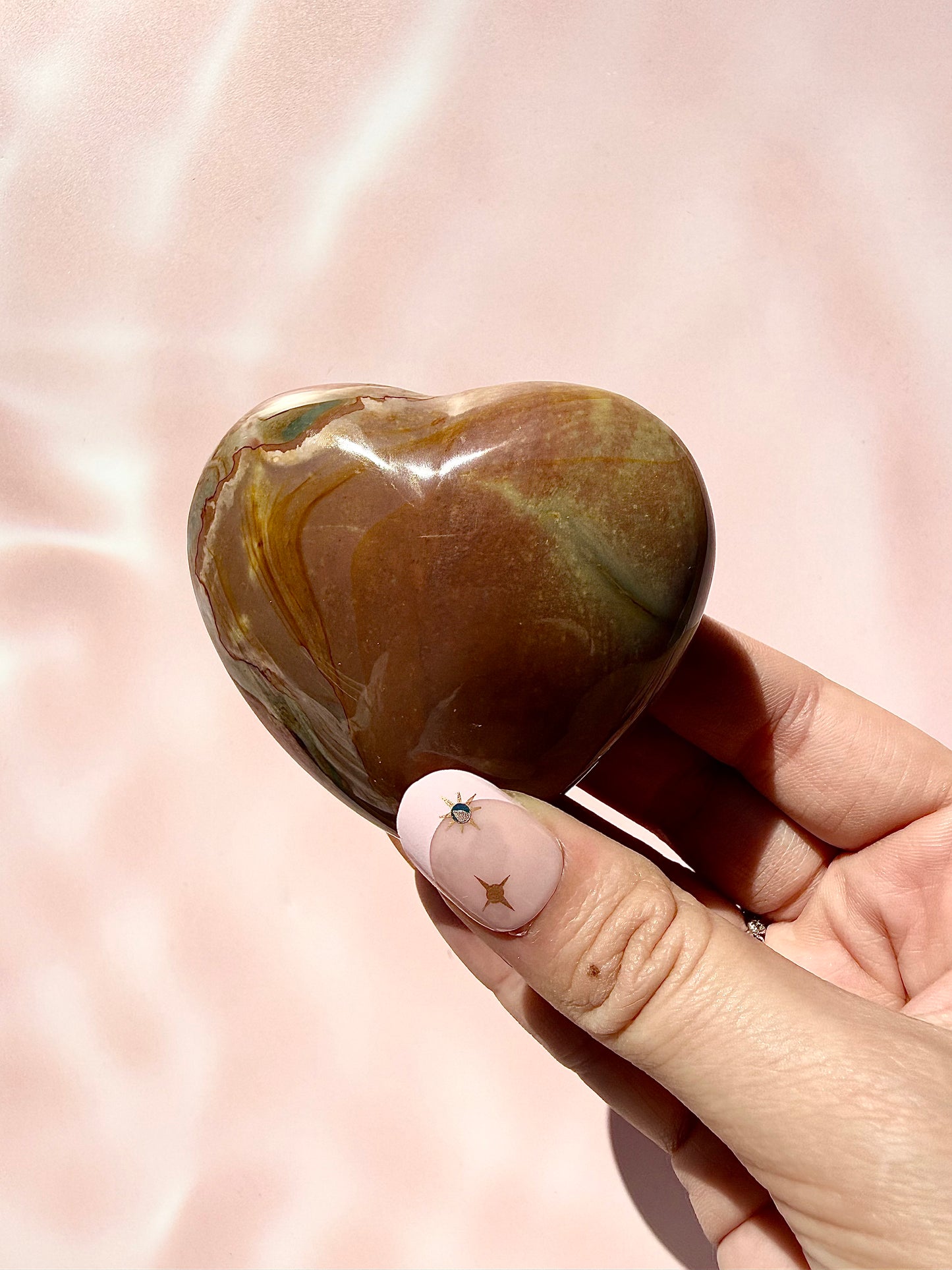 Polychrome Jasper Heart