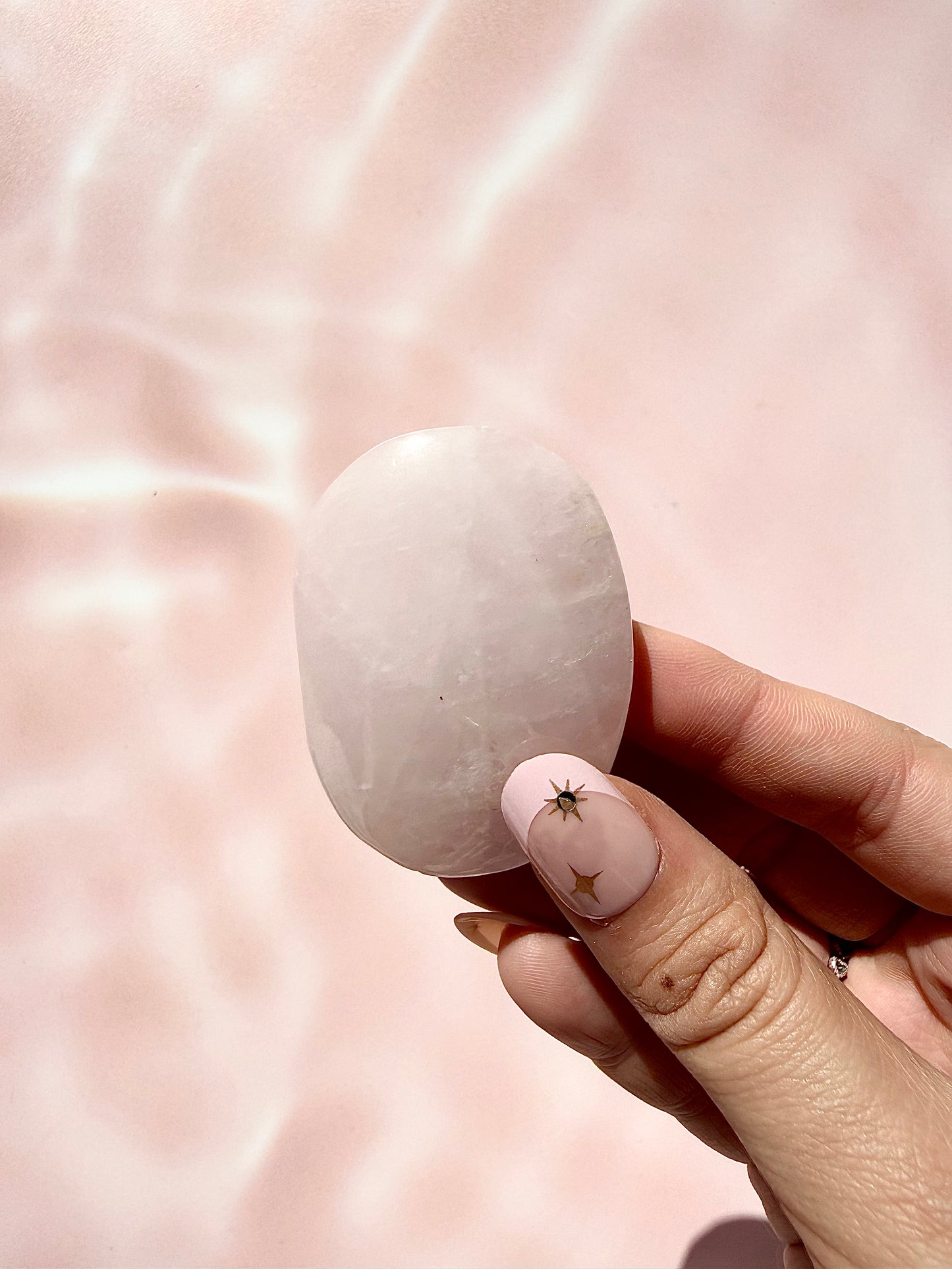 Rose Quartz Palmstone