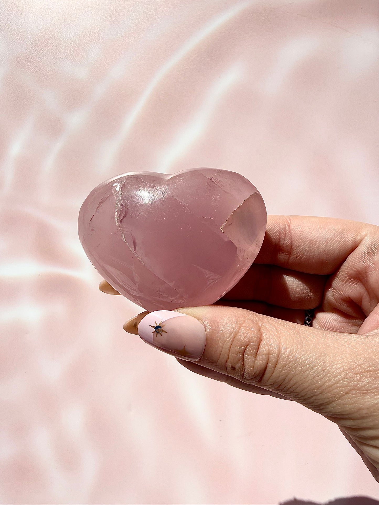 Rose Quartz Gemmy Hearts