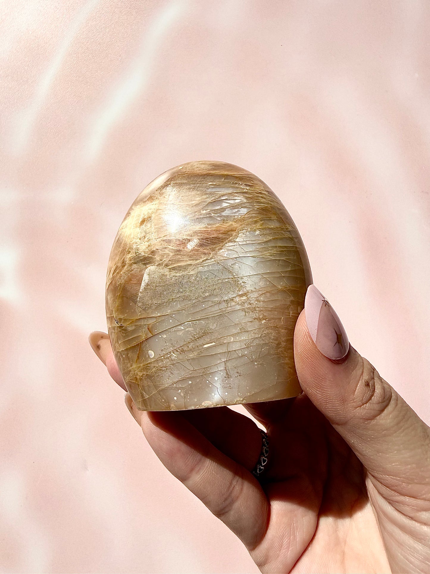 Peach Moonstone Freeform — 3.