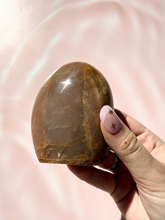 Peach Moonstone Freeform — 4.