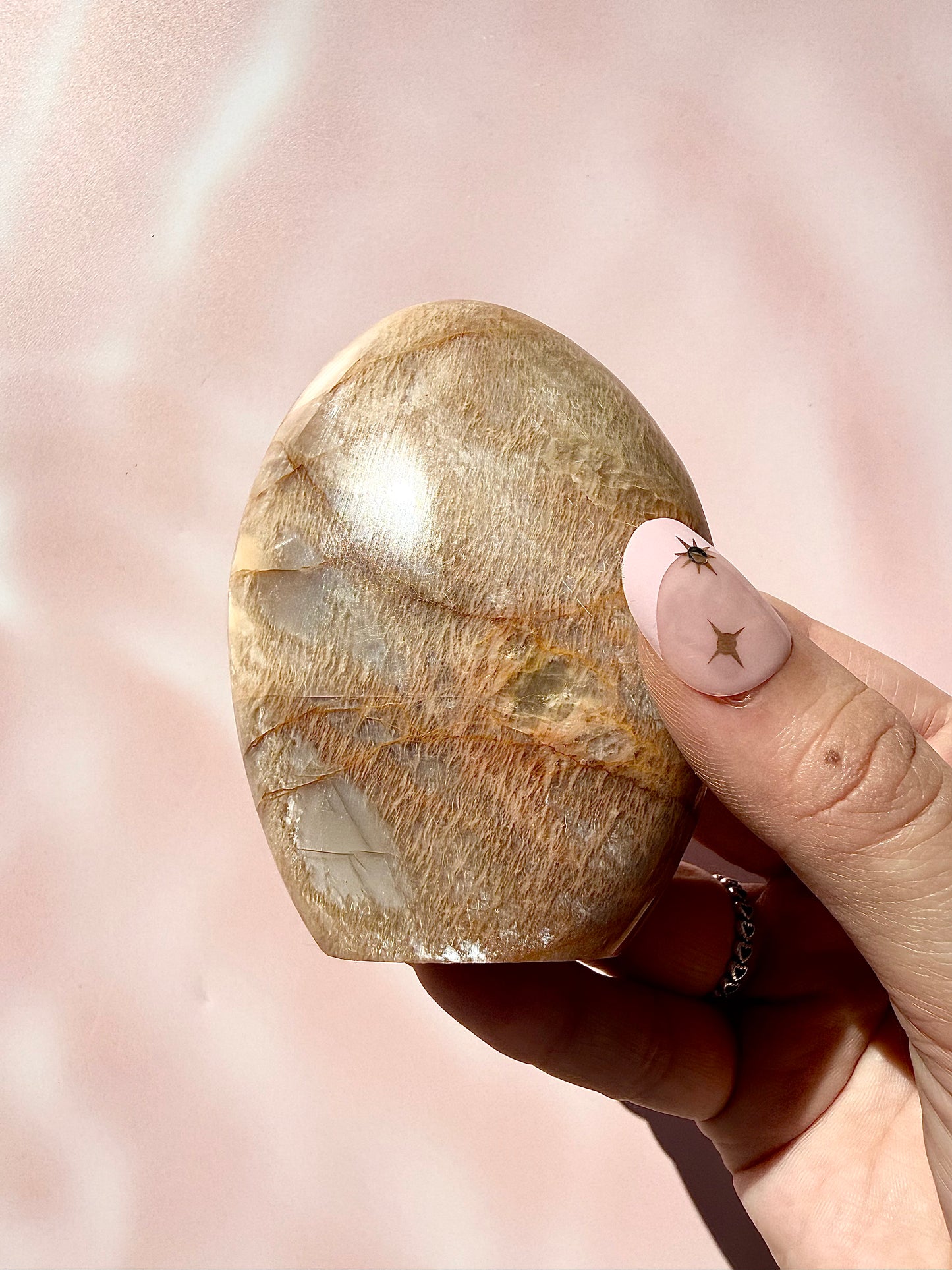 Peach Moonstone Freeform — 5.