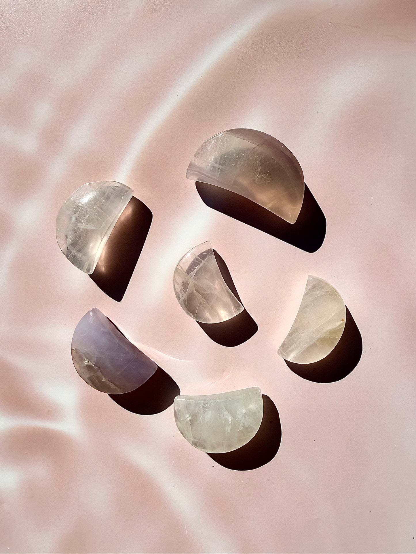 Lavender Fluorite Moons