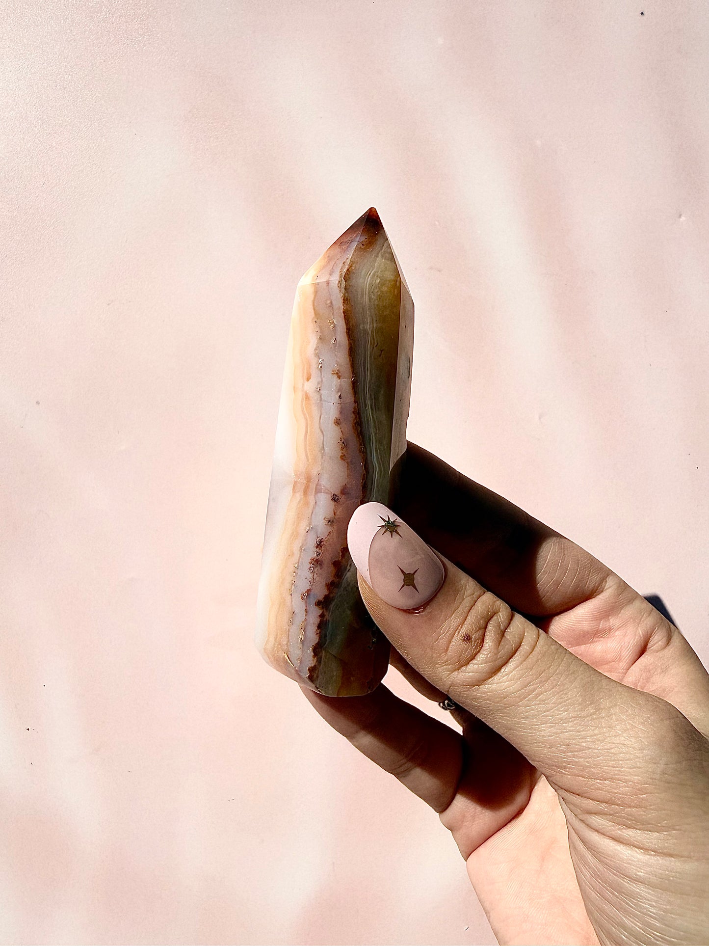 Milky Carnelian Tower