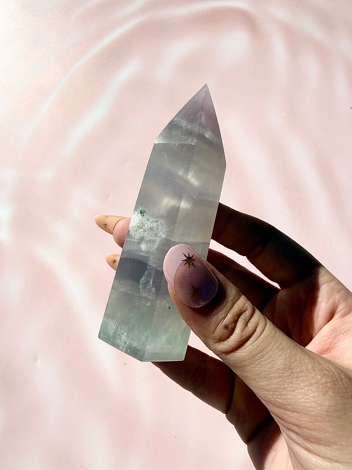Lavender Fluorite Tower