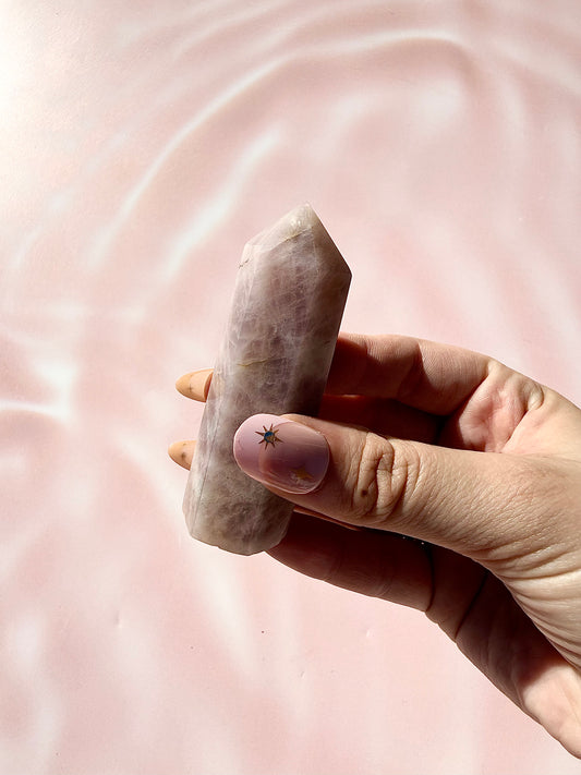 Lavender Rose Quartz Towers