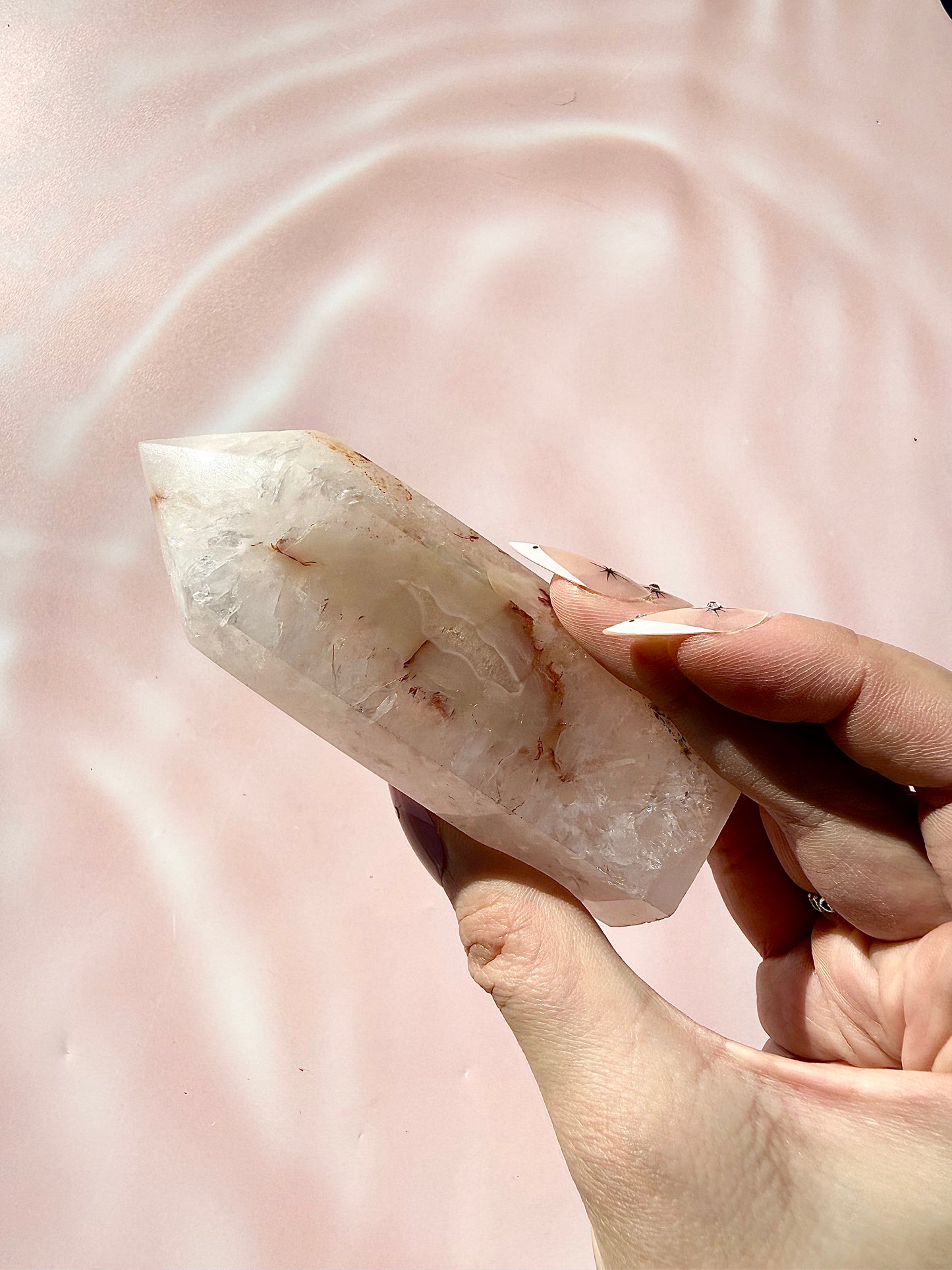 Druzy Agate Tower