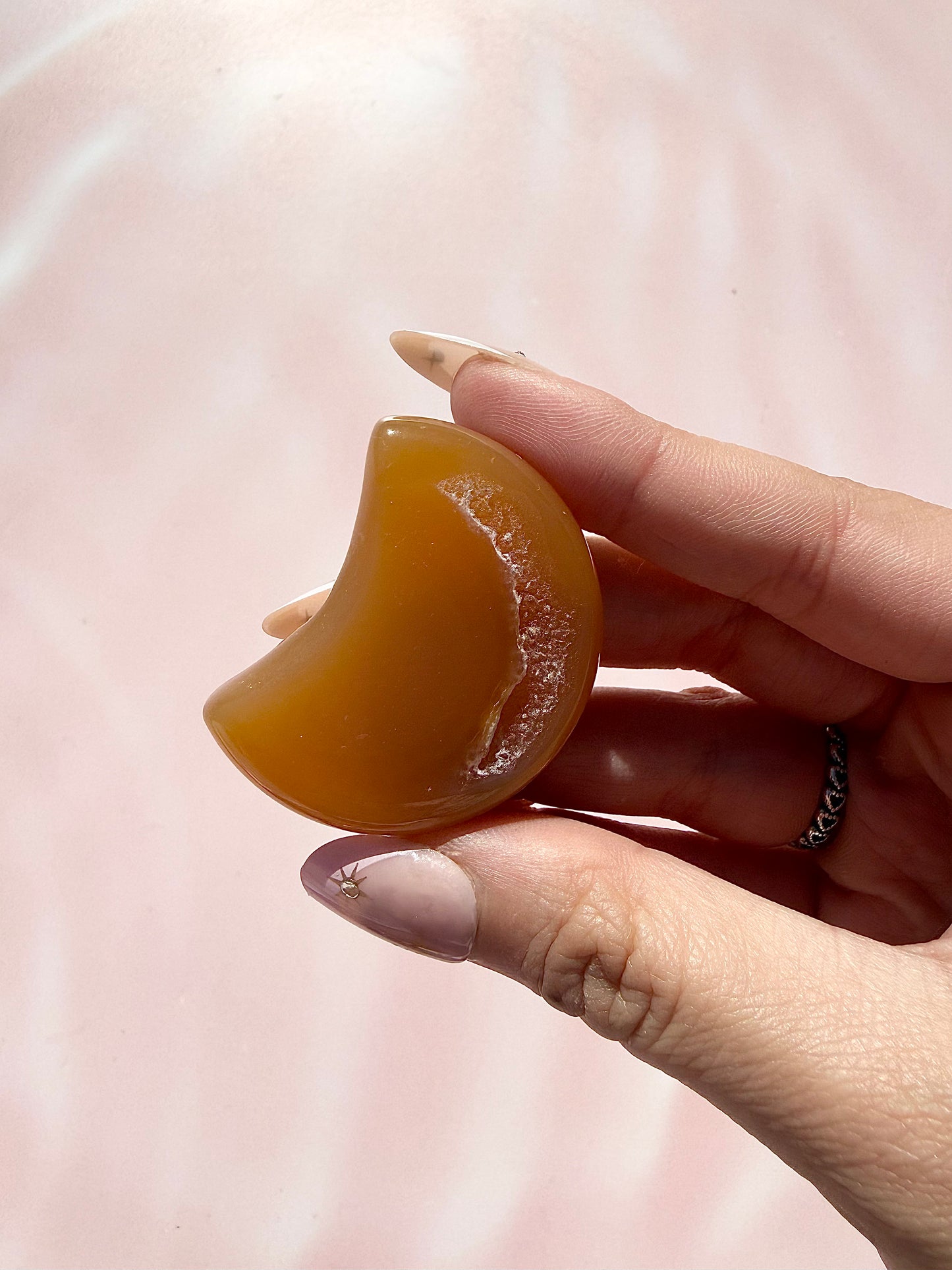 Druzy Agate Moons