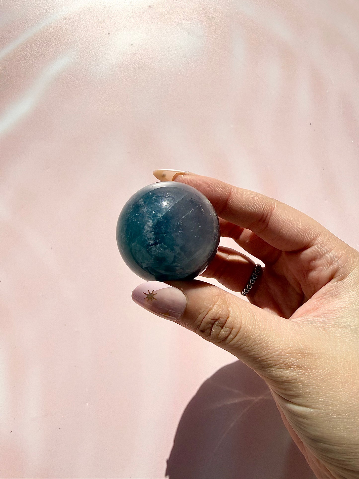 Blue Fluorite Sphere