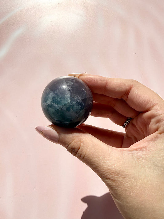 Blue Fluorite Sphere