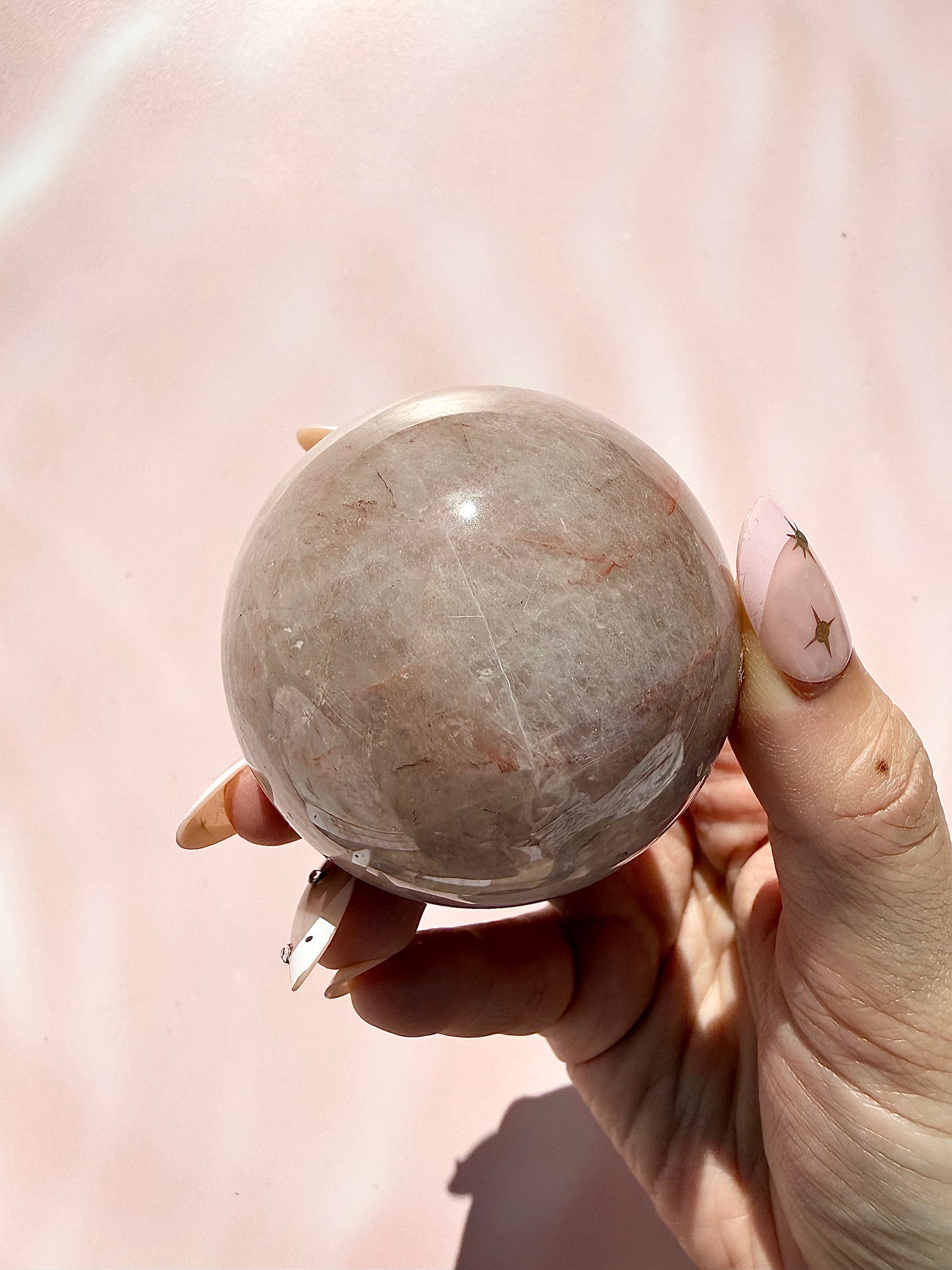 Fire Quartz Sphere