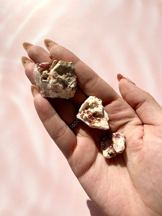 Red Quartz Clusters