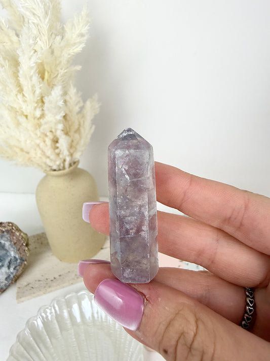 Imperfect Lepidolite Mica Towers