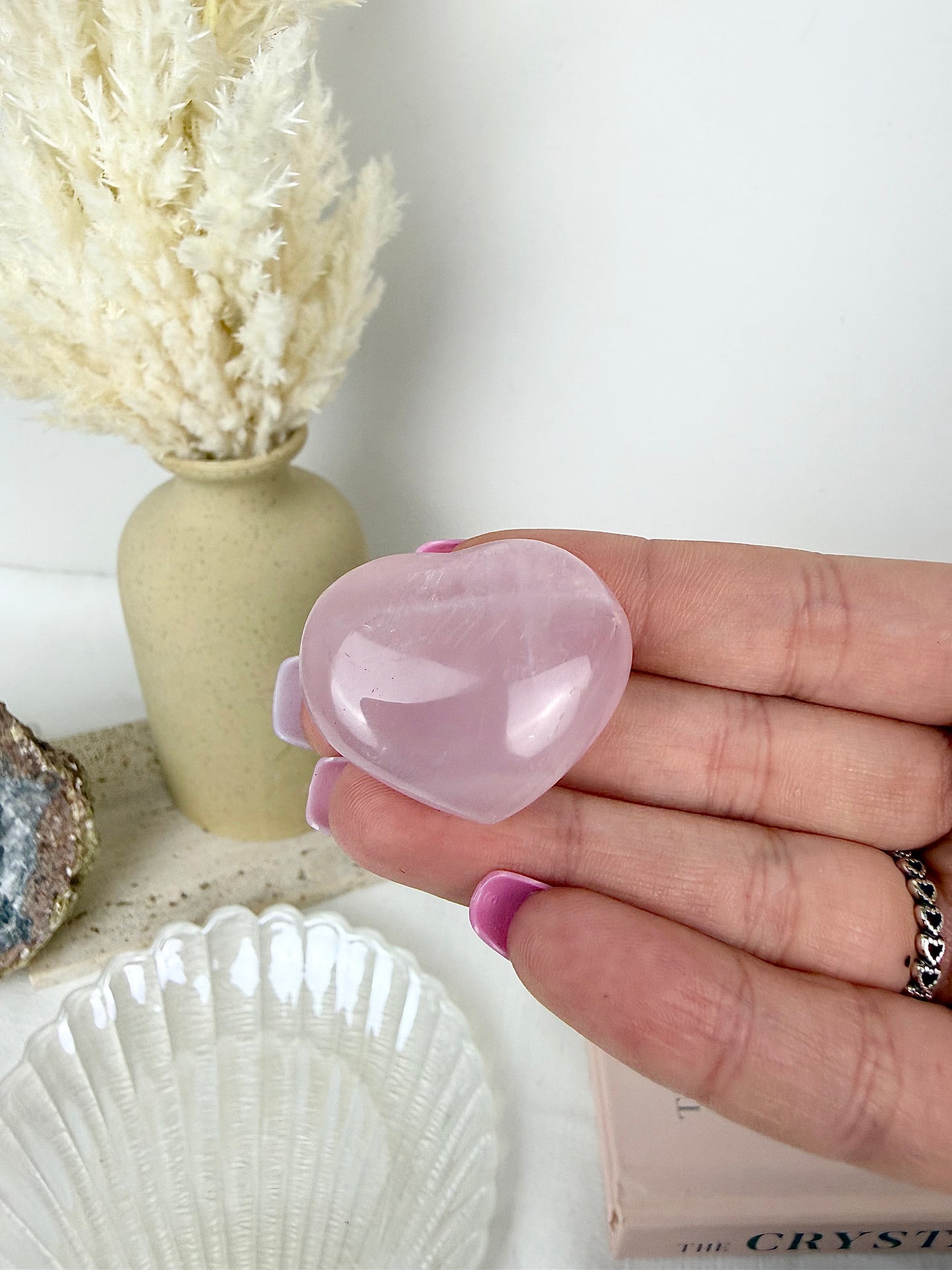 Rose Quartz Heart