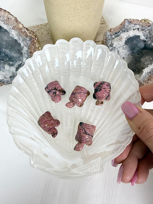Rhodonite Turtles