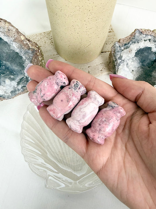 Peruvian Rhodonite Carvings