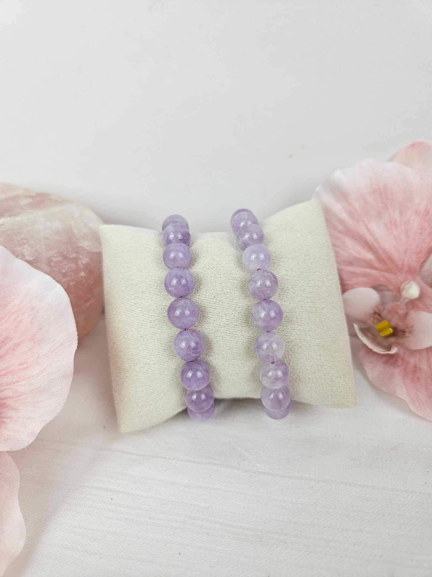 A-Grade Kunzite Beaded Bracelets