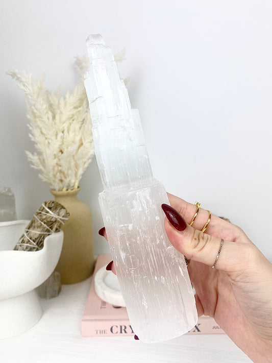 Selenite Extra Large Tower