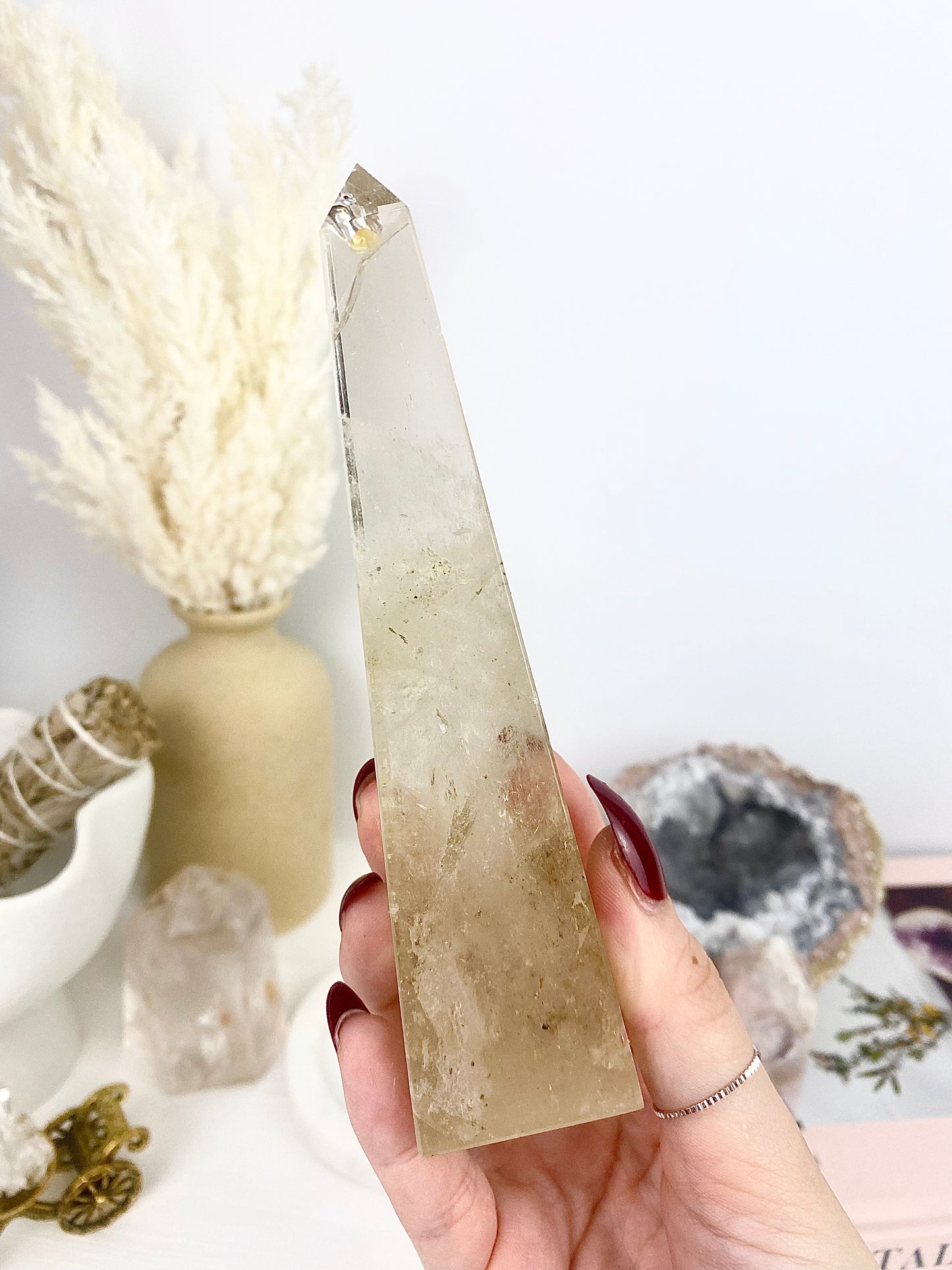 Citrine Large Obelisk