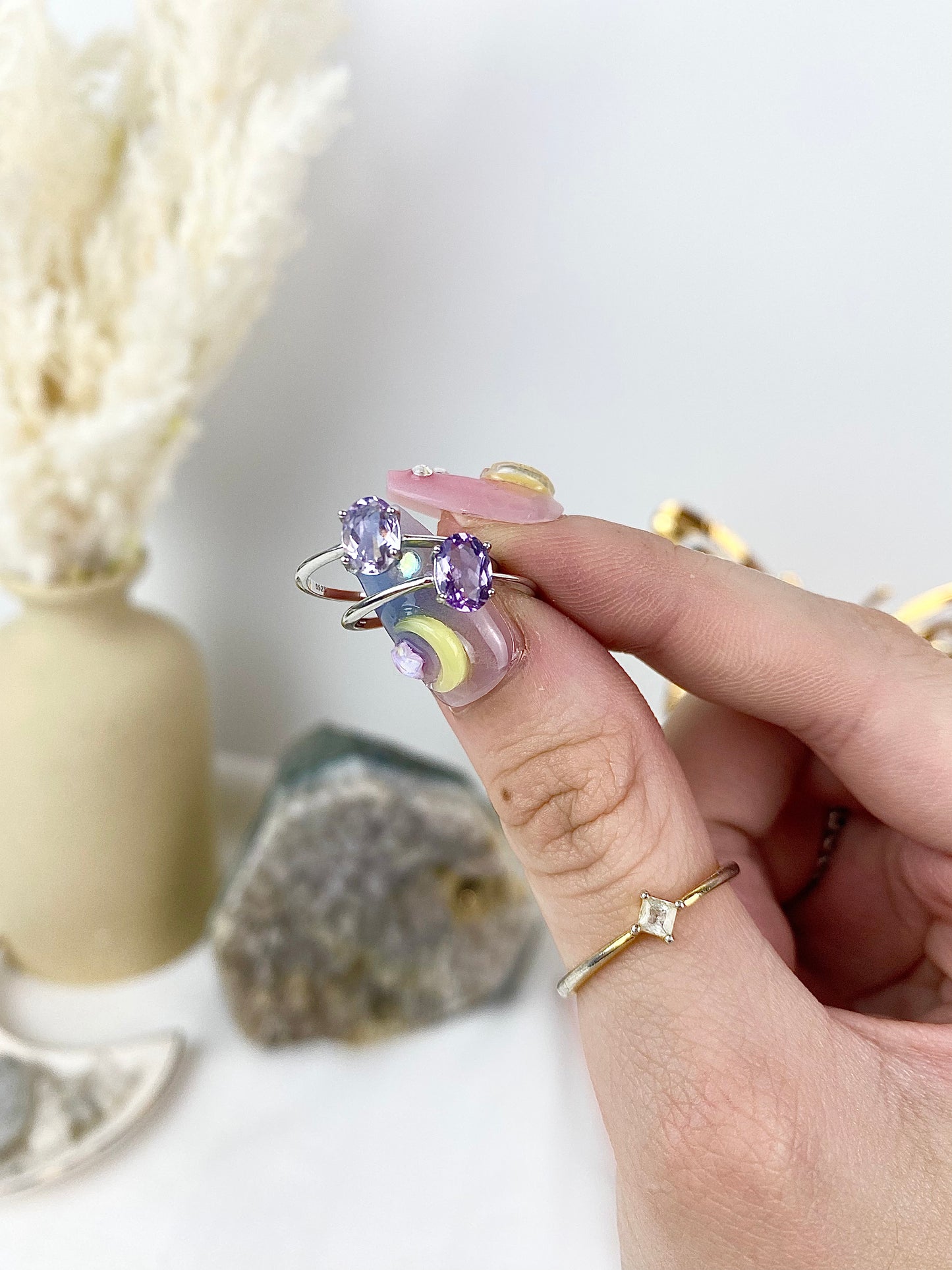 s925 Silver Amethyst Ring