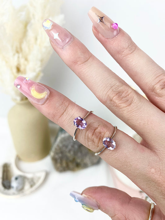 s925 Silver Amethyst Ring