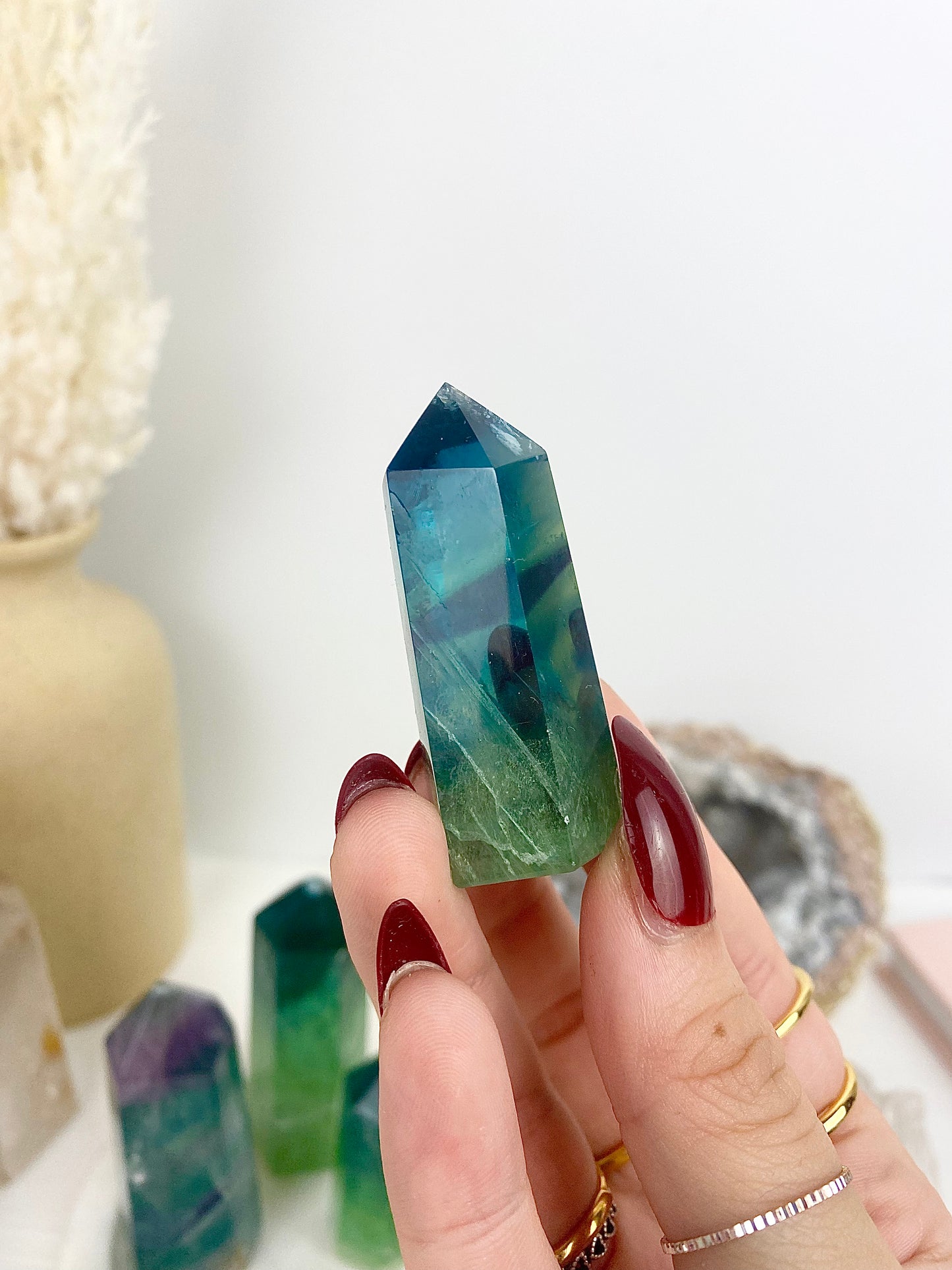 🌈 A-Grade Fluorite Towers with Rainbow Inclusions 🌈