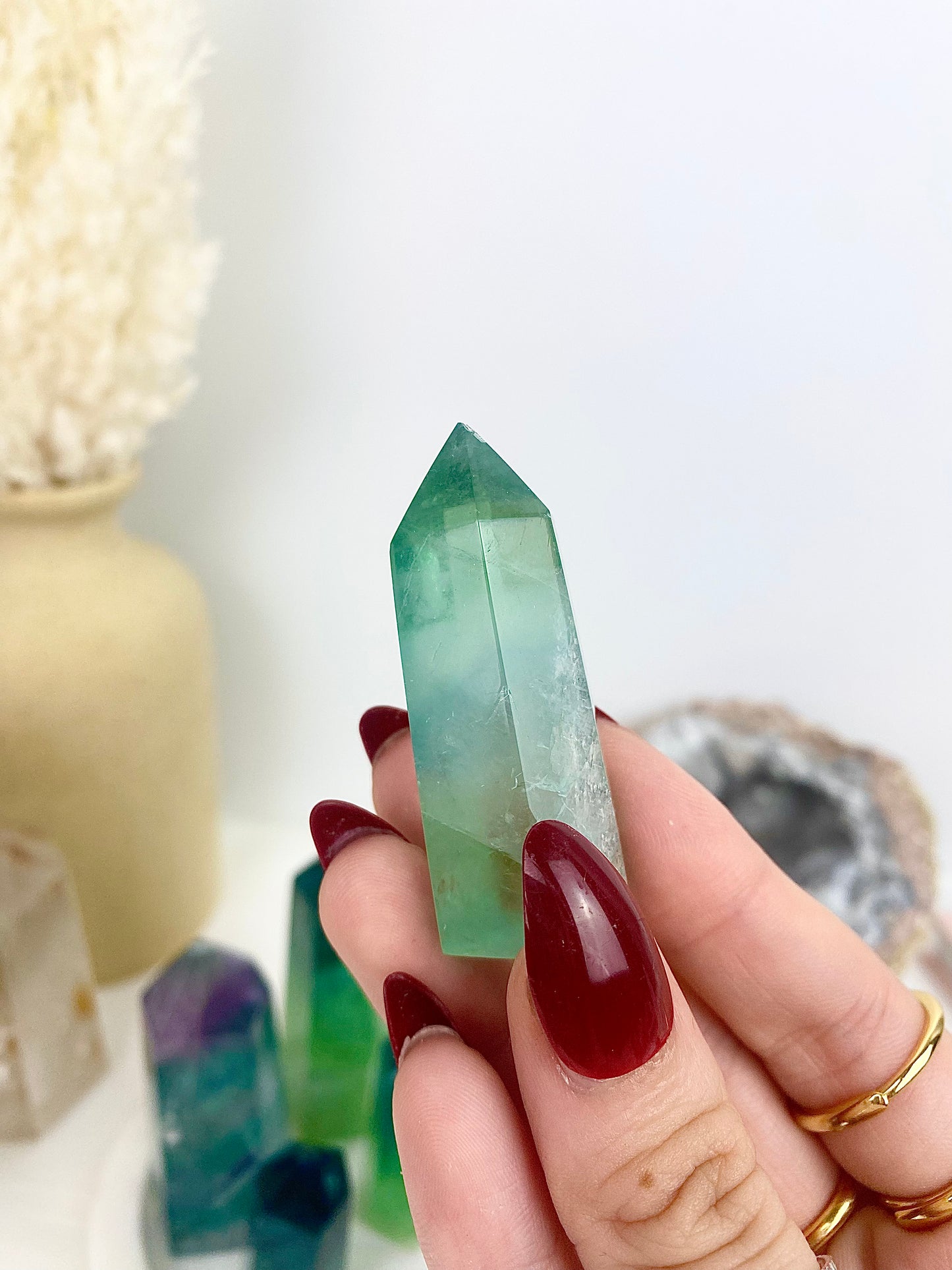 🌈 A-Grade Fluorite Towers with Rainbow Inclusions 🌈