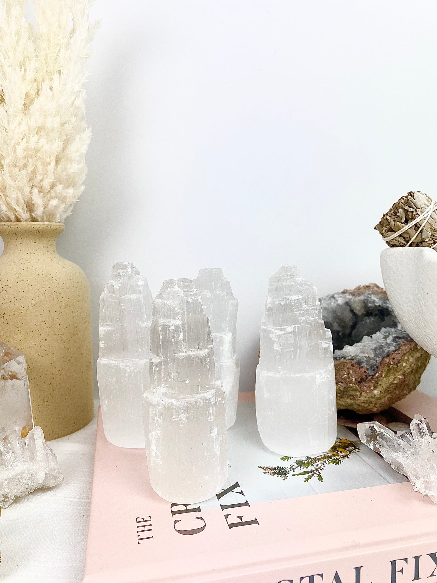 ♡ Selenite Rough Towers ♡