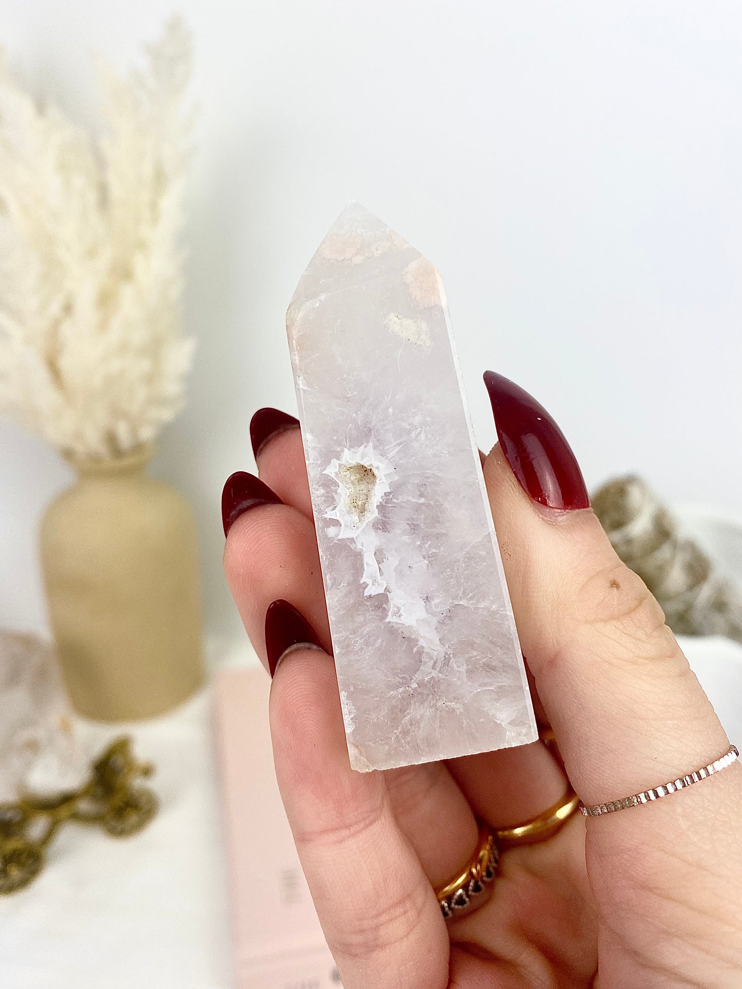 ✿ Pink Amethyst Druzy Towers ✿