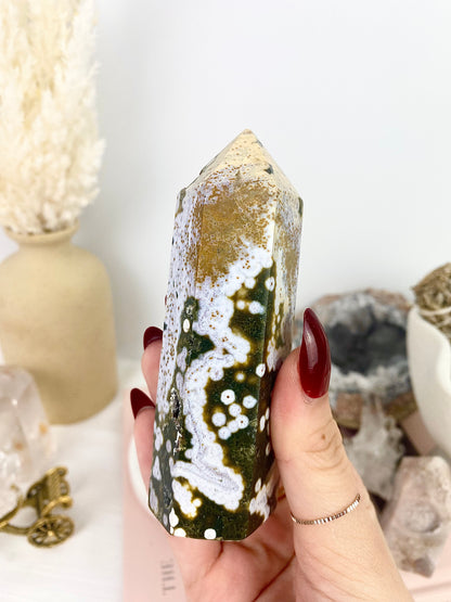 🫧 Bubble Ocean Jasper Large Tower 🫧