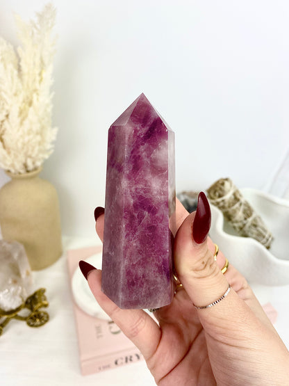 Lavender Rose Quartz Towers