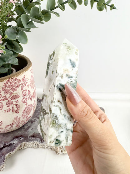 🍀 Moss Agate Tower 🍀